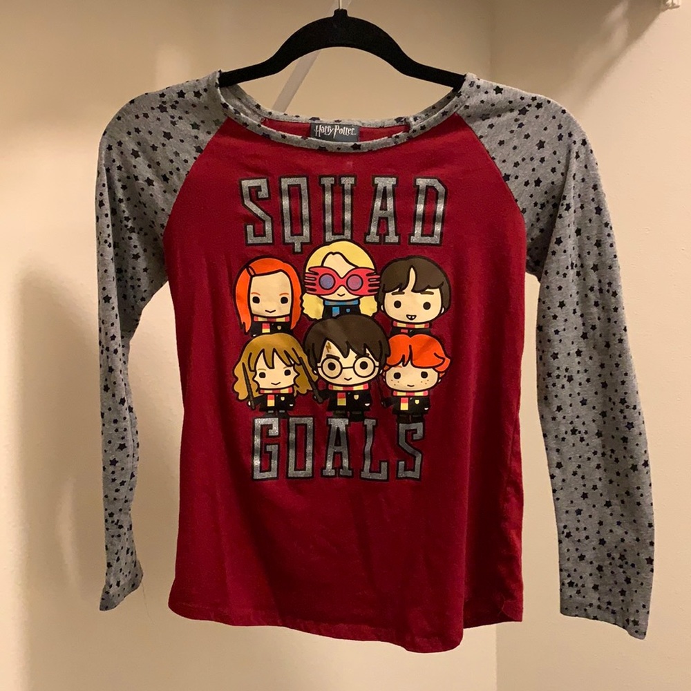 Harry Potter official squad goals baseball tee